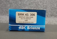 ABC Brianza 1/43 Scale Model Kit Bently MKVI B397GT 1950