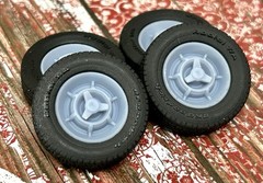 1/24 Scale: 15-inch “1966 Dodge Charger” Resin model car wheels/tires, 1/25