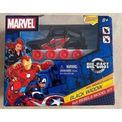 Marvel Black Widow 4×4 Rebels Model Kit Jeep Die Cast Metal