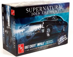 AMT 1/25 1967 Chevy Impala 4-Door Supernatural Night Hunter TV Model Kit #1124