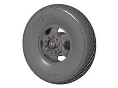 Resicast 1/35 M20 Diamond T 980/981 Front Wheels (Goodyear #1) (2 wheels) 352484