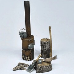 1/35 Cast Resin Model, Scene Model Making Gk, Uncolored Model