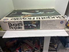 1/16 ENTEX #8451 TYPE 41 BUGATTI ROYAL COUPE DE VILLE UNBUILT MODEL KIT