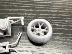 1/25 3d 12k Printed Custom Chopper Kit