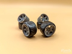 1/24 19 inch Eternity Demon Wheels 3D print US SELLER!