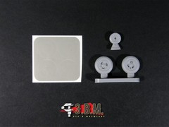 1:48 Resin Wheels Landing Gear for De Havilland Vampire