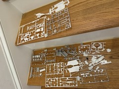 Unassembled Model Car Kit Parts Lot
