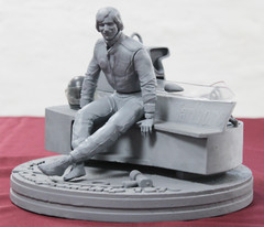 James Hunt Figure With McLaren M32 F1 Model Kit Scale 1/12
