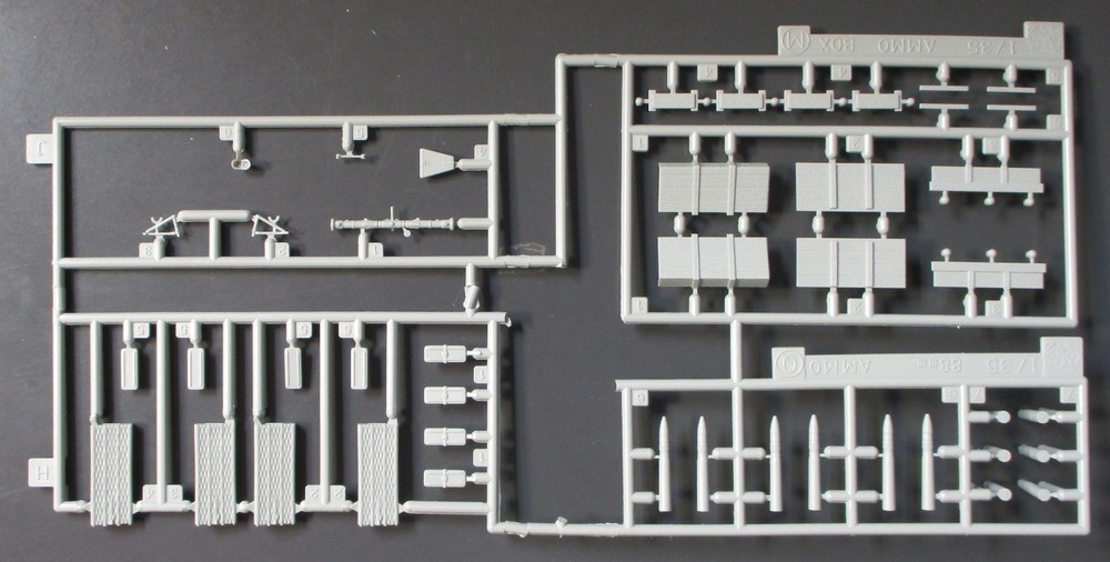 Cyber Hobby 1/35th Scale Panzer IV H w/88 Flak – Parts Tree M from Kit No. 6667
