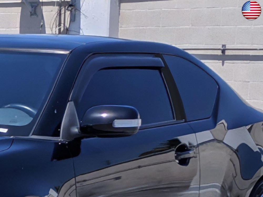 Rvinyl Pillar Post Pre Cut Window Trim Kits in Matte Black Compatible with