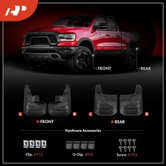 A-Premium 4PCS Mud Flaps Compatible with Chevrolet Colorado 2023-2026 (Z71 WT