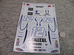 Revell Monogram decals 1/24 1/25 #12 2004 Alltel Dodge C90