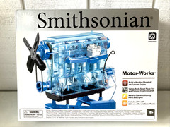 Smithsonian Motor Works 4 Cylinder Motor Model Kit Educational Toy Kids Adults
