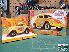 Skill 3 Model Kit Volkswagen Superbug Gasser Coca-Cola 1971 the Unity Collection