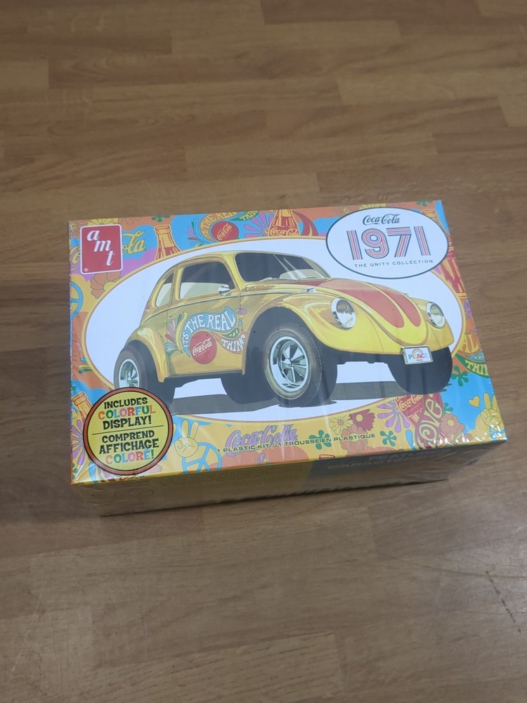 NIB Sealed AMT Coca-Cola 1971 Volkswagen Superbug Gasser 1/25 Model Kit VW ’71