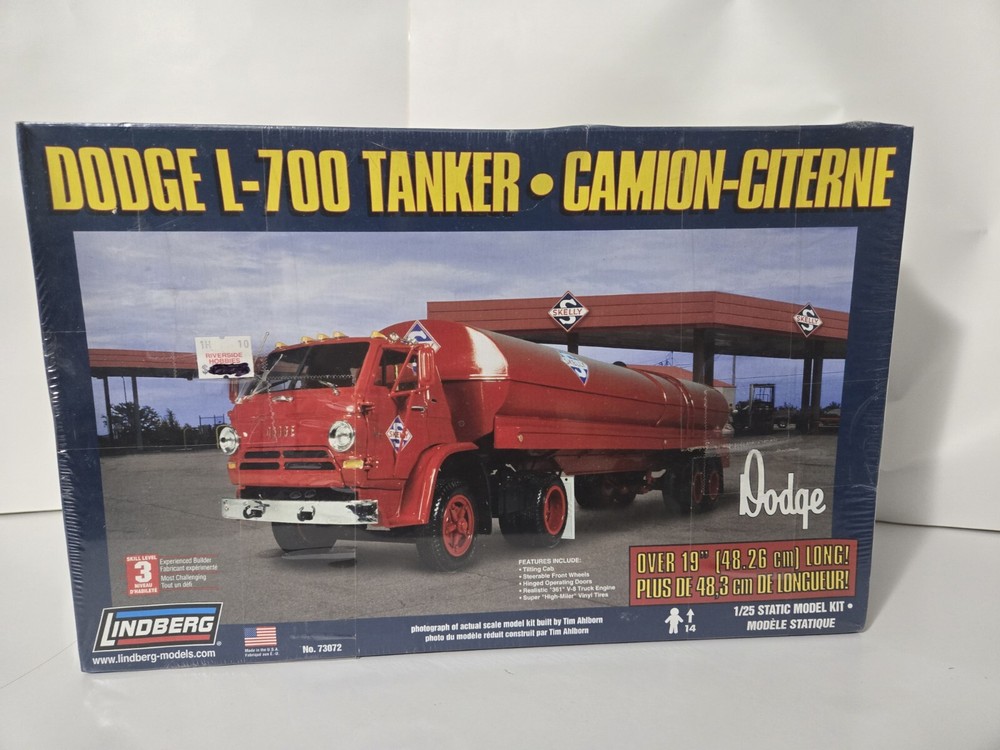 Lindberg 1-25 Scale Dodge L-700 & Tanker Sealed New Nice
