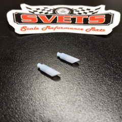 Vintage 1971-1974 MoPar B-Body Slotted Exhaust Tips Long Version 3D Resin 1/25