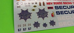 1976 Chevy Caprice 1/25 7×4 Inch Decal Sheet GAUGE FACES Emblems Sponsor Sticker