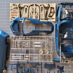 AMT Silhouette Custom Show Car Kit T276 1968 Open Art Box Stock, Street or Drag