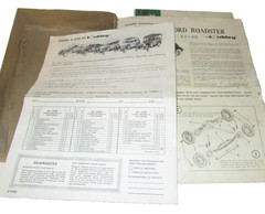 2 Hubley Ford Model A w/Roadster – no 4850-400 Parts Lot, Early kits as is parts
