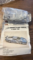 Vintage FDS 619 Ferrari 512 BB LM Pioneer Le Mans 1982 1:43 Metal Kit