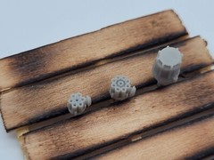 V8 straight,V6 MSD distributors for 1/24 and 1/25 scale (4 pack) (Pre-drilled)