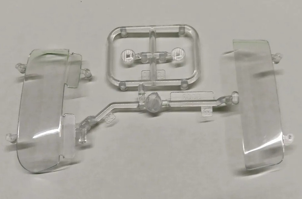 Foose 1956 Ford FD-100 Pickup Truck 1/25 Glass Windshield Head Lamps Clear Parts