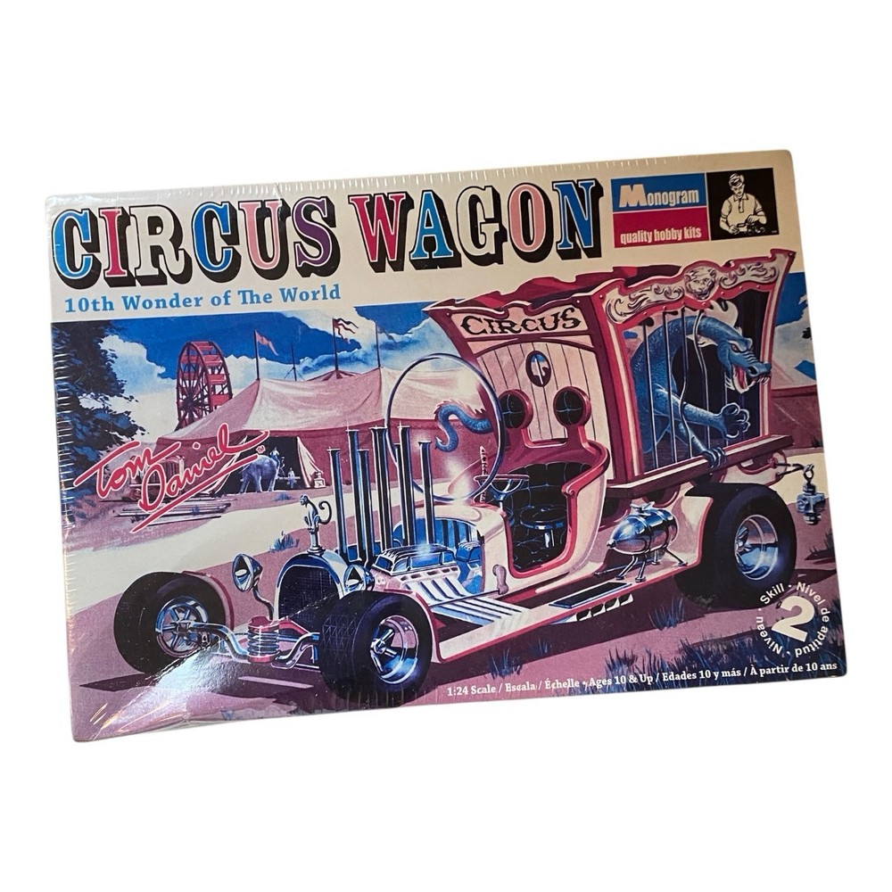 2009 Monogram 1/24 Model Kit #85-4263 Tom Daniel Design Circus Wagon Fact Sealed