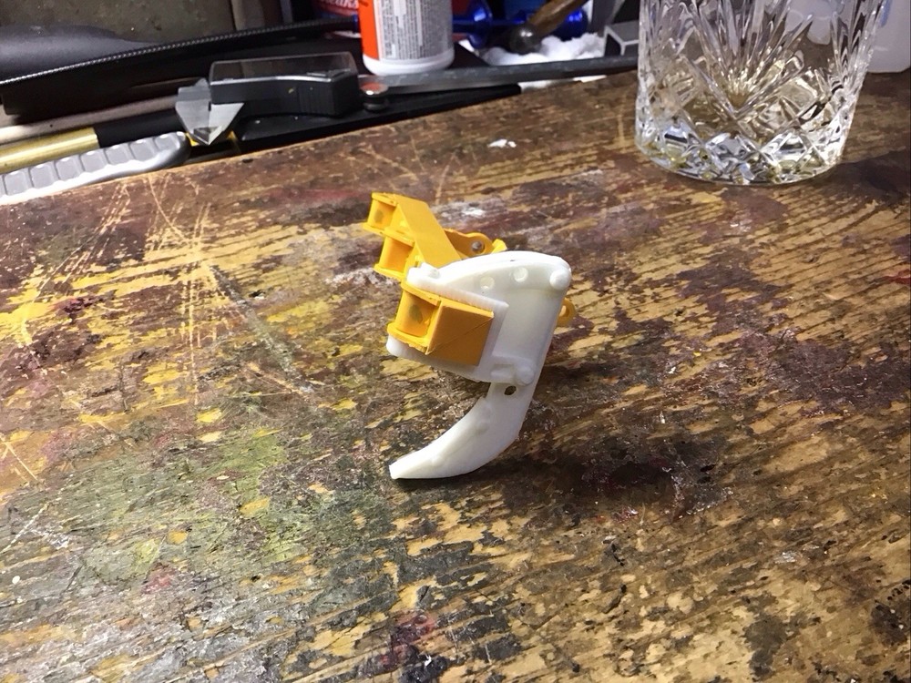 Custom Ripper Shank For The 1/25 AMT Cat D8 Dozer Model