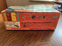 AMT 1961 Pontiac Bonneville HT Model Car Kit Box & Parts Only Read
