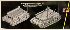 Dragon Models 6951, 2 in 1, Sd. Kfz. 164 Bergepanzerwagen IV/Pz.Kpfw.IV Ausf.H