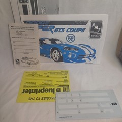 AMT ERTL Dodge Viper GTS Coupe Model Car Kit 1/25 #8055 Full Set