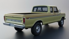 3d Printed 1/25 1974 Ford F250 SuperCab Model Kit