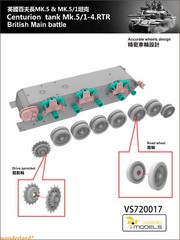 VESPID VS720017 1/72 Scale Centurion Tank Mk.5/1-4.RTR British Main Battle
