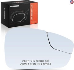 A-Premium Right Passenger Side Non-Heated Mirror Glass with Backing Plate –