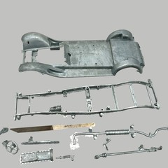 Hubley Packard Dietrich Conv. Victoria 1:22 Metal Kit Unassembled Model