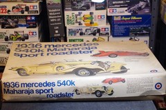 Entex 1:16 #8501 1936 Mercedes 540K Maharaja Sport Roadster *Missing Deck Lids*