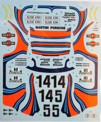 Decalpool 1/24 Scale Porsche 911SC Martini Safari 1978 Decalsheet DP258 for NuNu