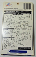 Vintage Revell Monogram Parts Paks Accessories Chevy 283 V-8 Engine 85-7251