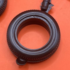1956 Chevy Bel Air Monogram Stock Size Tires Model Parts 1:24 New
