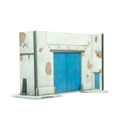 Vallejo Scenics Bases 1/35 Metal Doors Unpainted Factory Facade 31x16x20cm