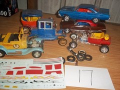 Model Car Junkyard/Parts Lot Salvage Built Plastic Models #17