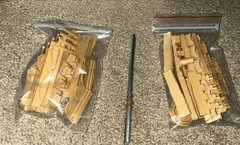 TWS The Tank Workshop Leichter Feldbahnwagen Light Cargo Railway Car Resin Kit