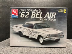 1:25 AMT ERTL MODEL KIT 62 DAVE STRICKER’S CHEVROLET BEL AIR SEALED SKILL-2 UTM