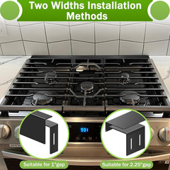 30″ Slide-In Range Rear Filler Kit,Kitchen Stove Gap Covers,Stainless Steel Back