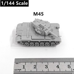 US Army M45 Heavy Tank, 3D Printed ,1/144 Scale Mini Tank Model,Resin