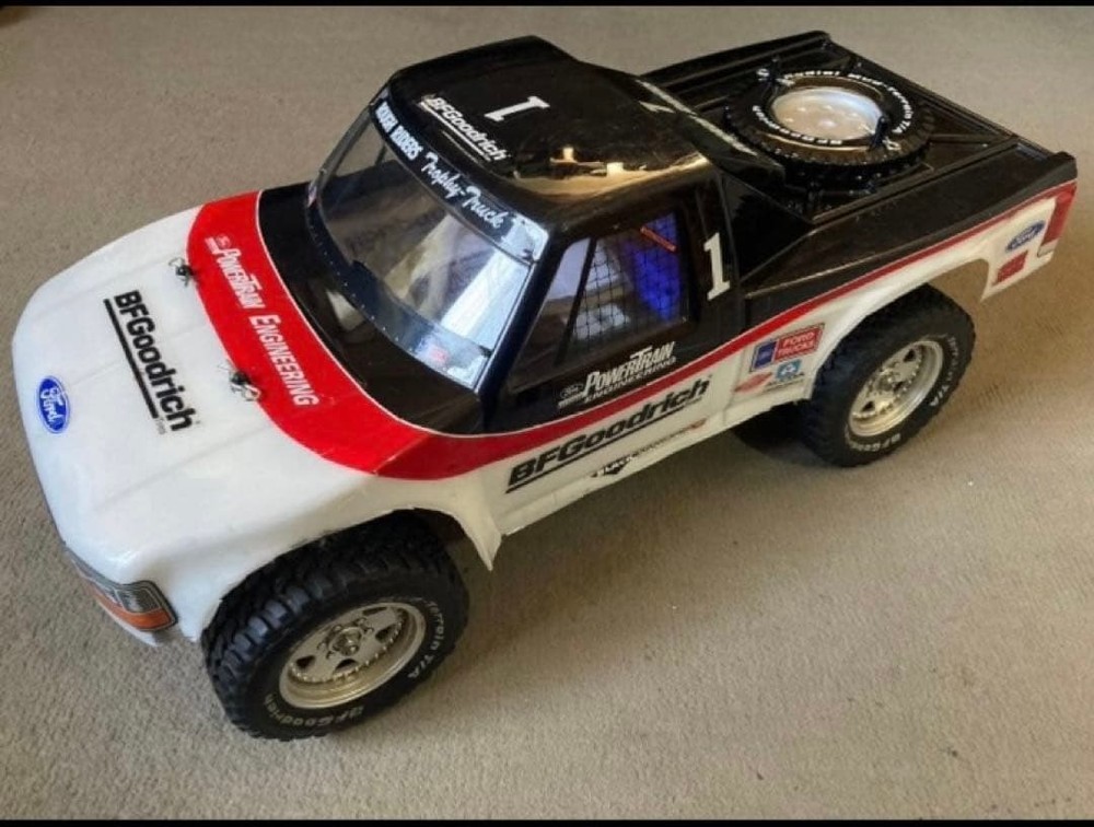 Tamiya 1/10 Ford F-150 Trophy Truck Rc Car Kit Vintage Japanese Model Collector