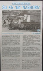 DRAGON 1/35 GERMAN Sd Kfz 164 Nashorn – Directions Only from Kit No. 6001