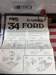 MPC 927 / 1/25 34 Ford Slammer Modified: INSTRUCTIONS ONLY