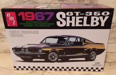 2012 AMT 1967 Shelby GT-350 BLACK 1:25 Scale Authentic Model Kit INSTRUCTIONS